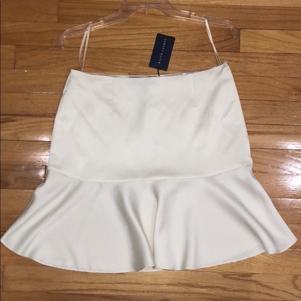 NWT RALPH LAUREN SILK SKIRT